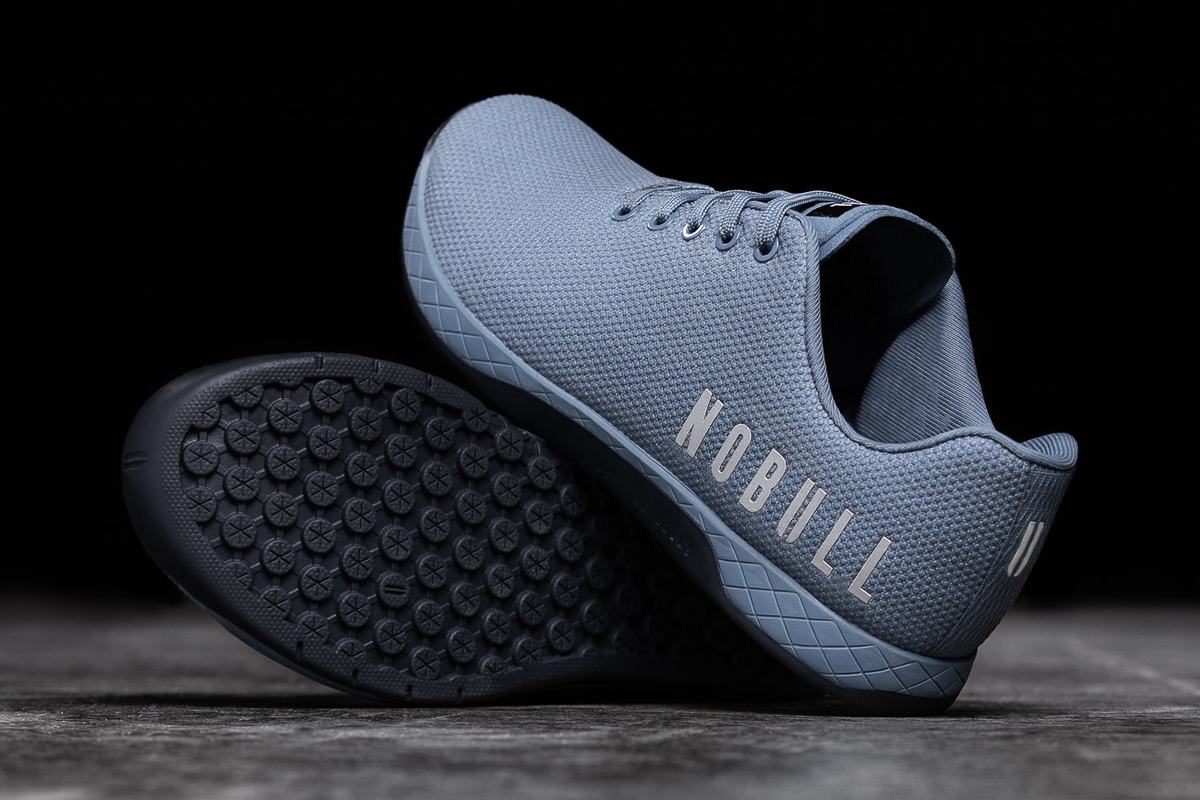 Nobull Superfabric Trainer Skor Herr Grå Blå | OE7160845