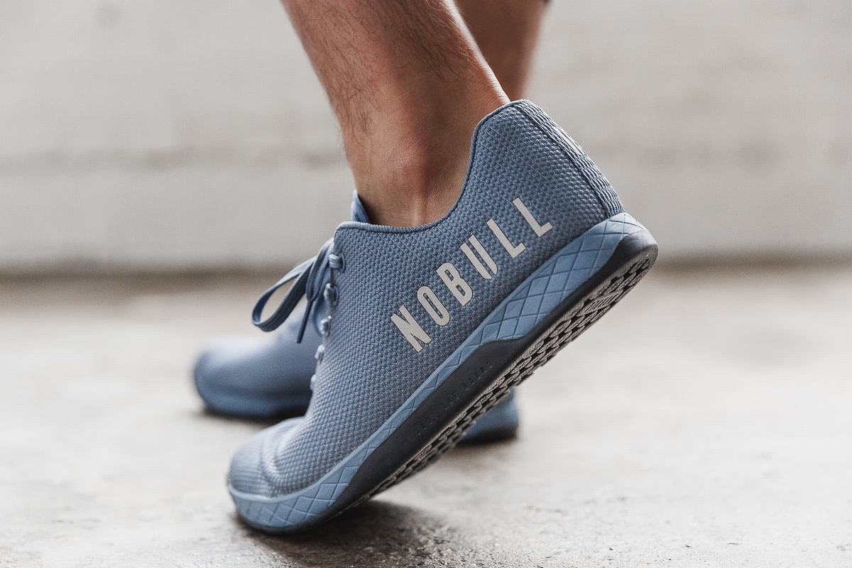 Nobull Superfabric Trainer Skor Herr Grå Blå | OE7160845