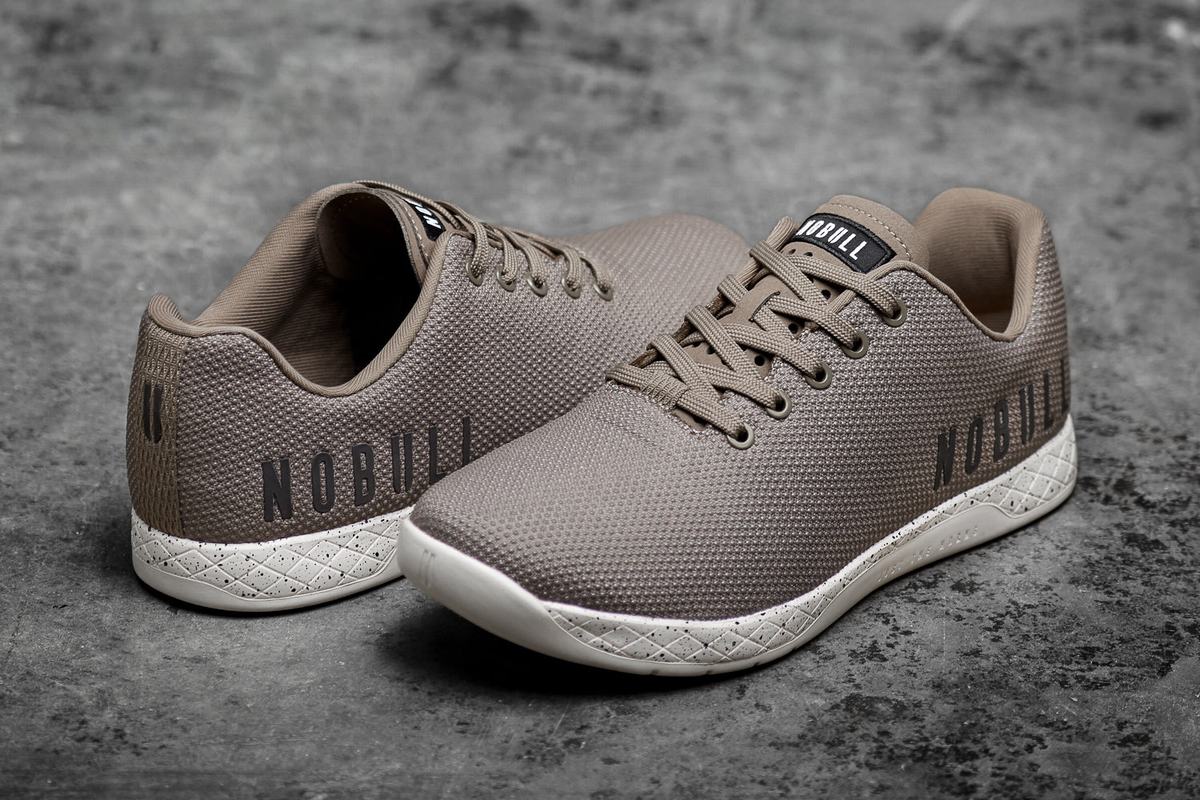 Nobull Superfabric Trainer Skor Herr Khaki | AK0682574