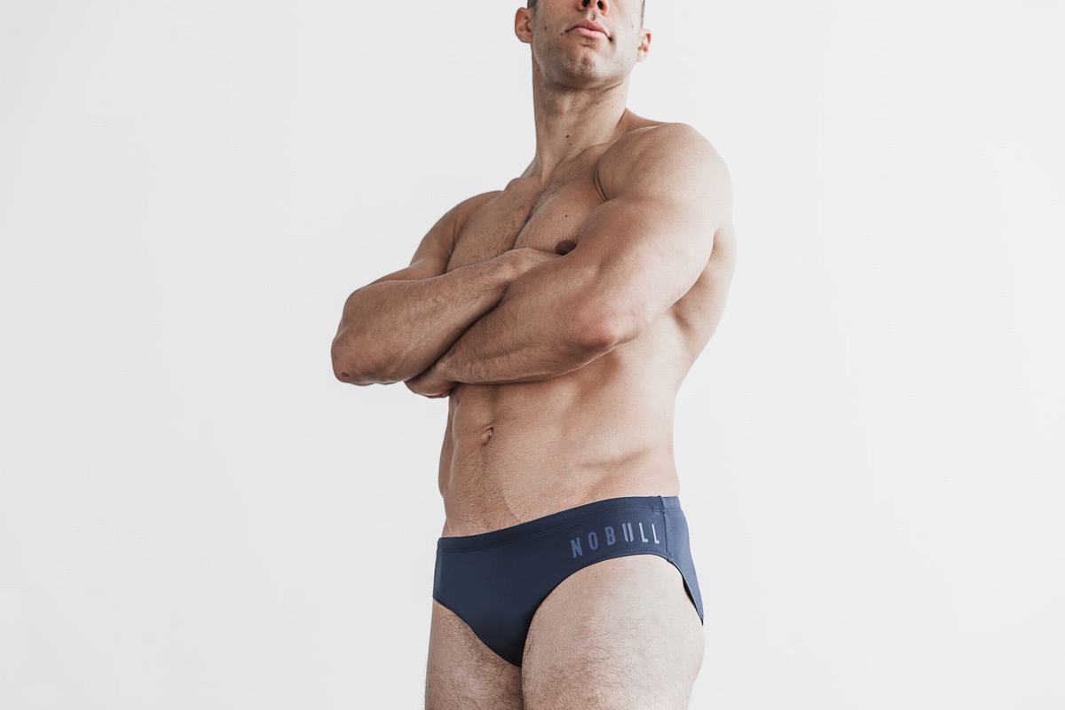 Nobull Swim Brief Simma Herr Marinblå | TK8439752