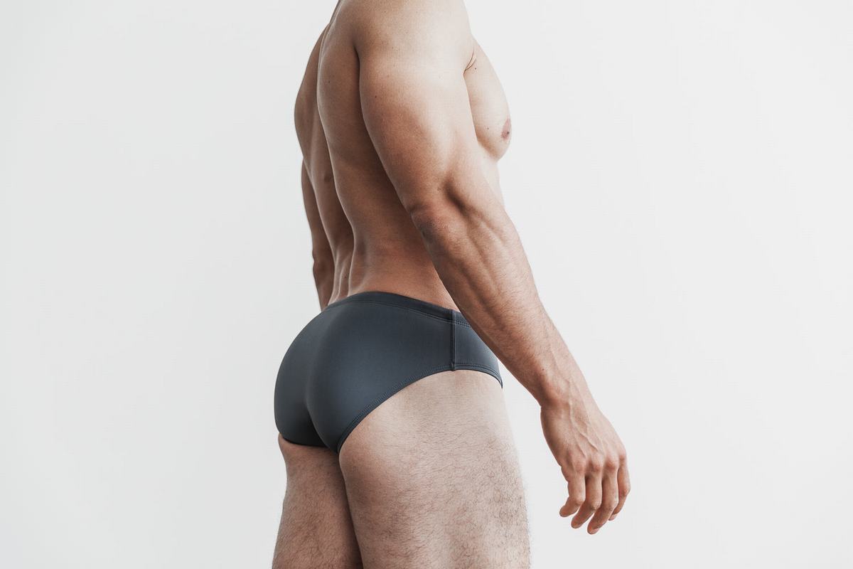 Nobull Swim Brief Simma Herr Mörkgrå | OJ5014783