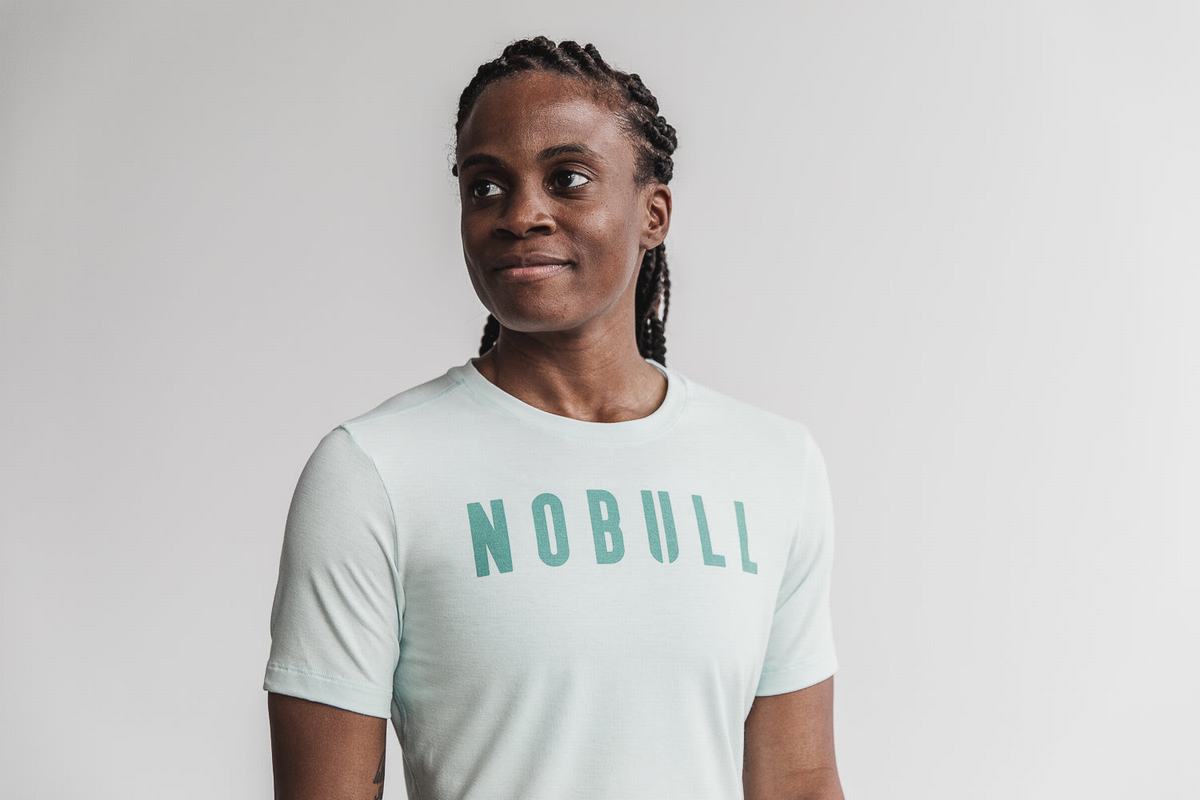 Nobull T-Shirt Dam Gröna | PB6591078