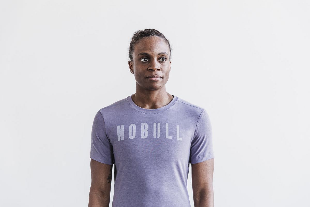 Nobull T-Shirt Dam Lavendel | JE3469872