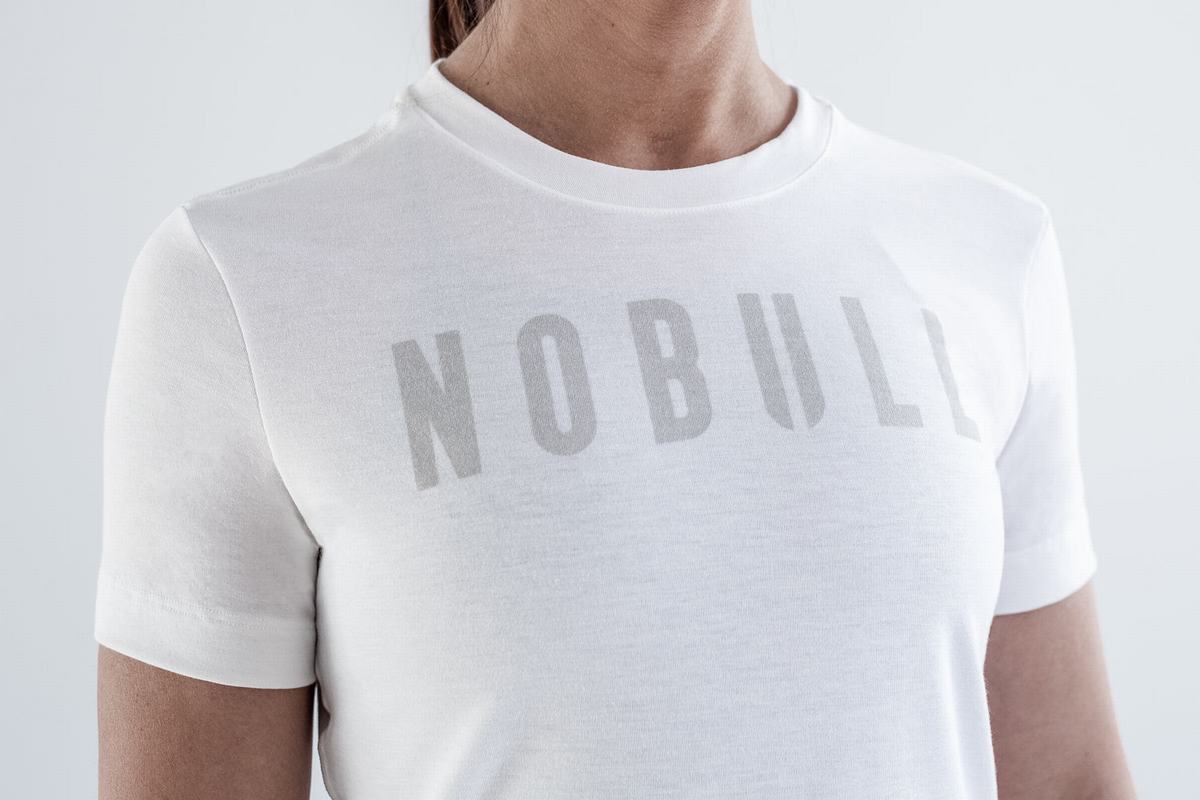 Nobull T-Shirt Dam Vita | UP3785142