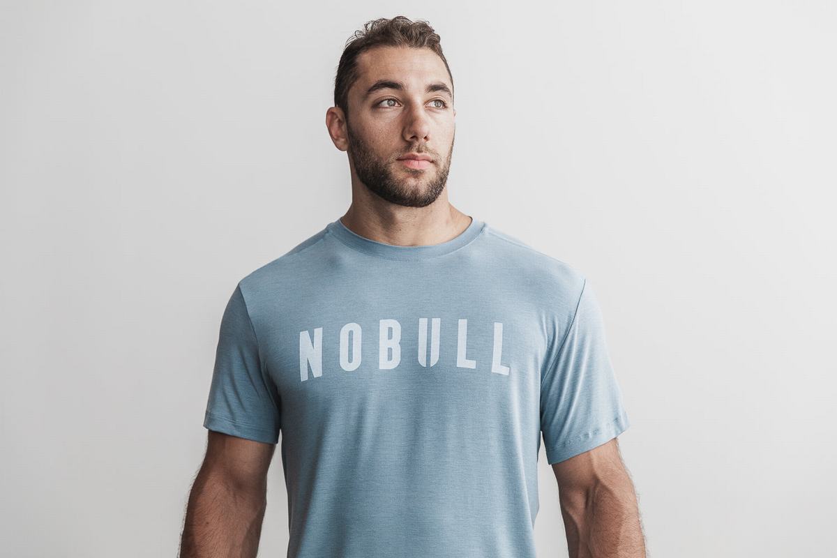 Nobull T-Shirt Herr Blå | AD6901584