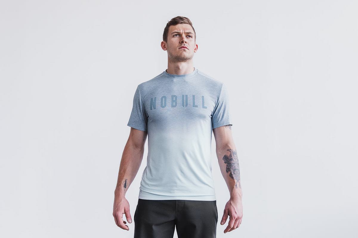 Nobull T-Shirt Herr Blå | FK5209348