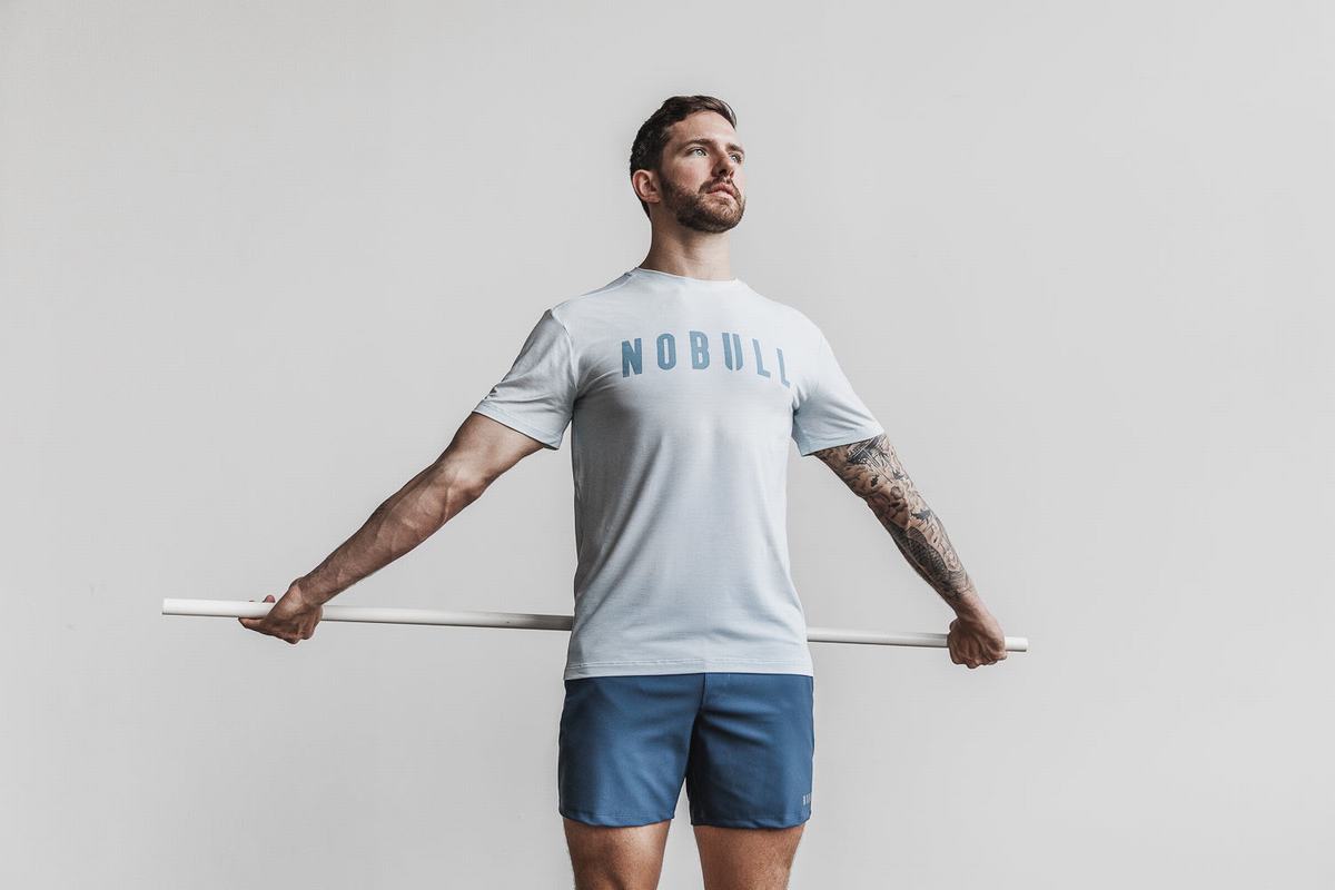 Nobull T-Shirt Herr Blå | FW9427315