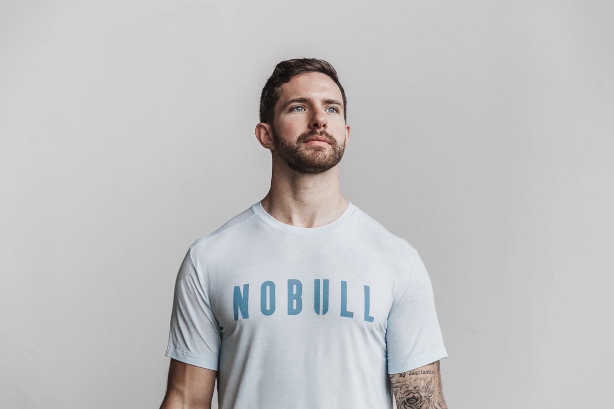 Nobull T-Shirt Herr Blå | FW9427315