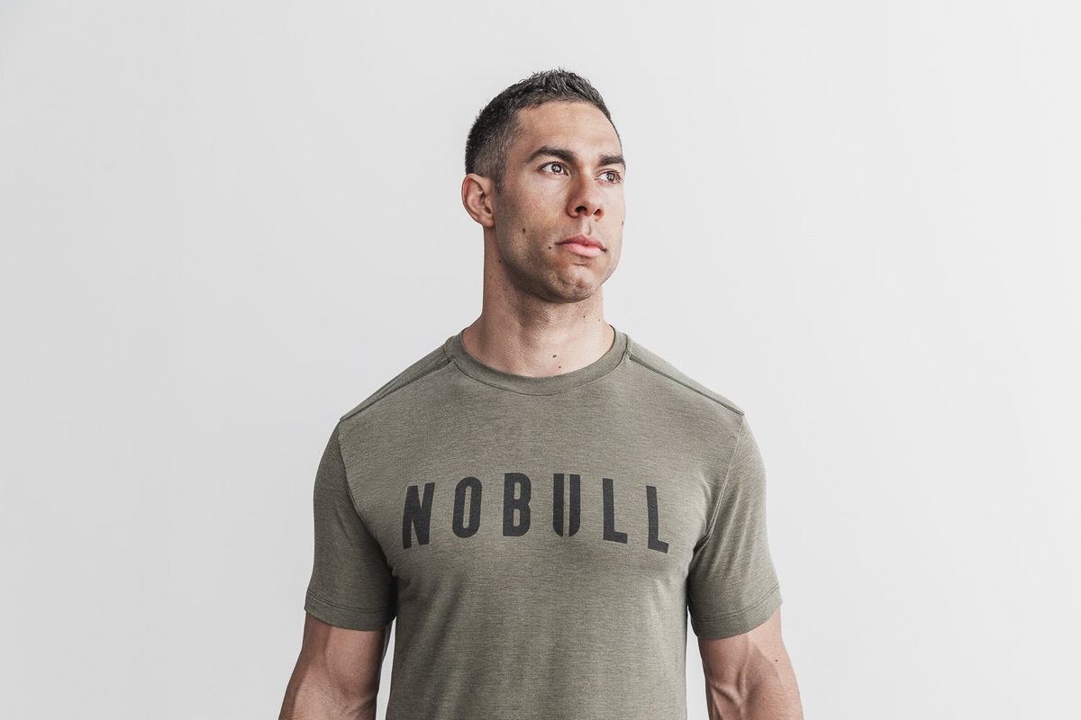 Nobull T-Shirt Herr Gröna | WC6832451