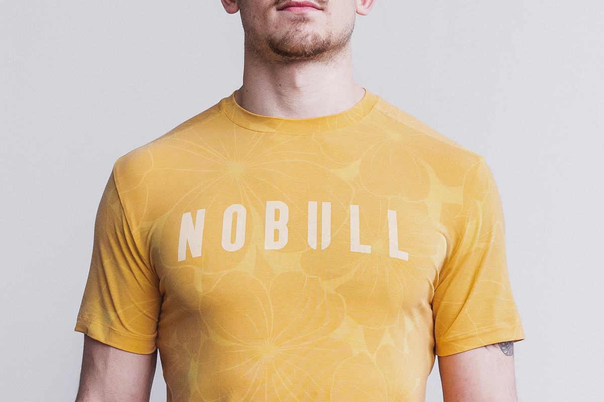 Nobull T-Shirt Herr Gula | EW5389412