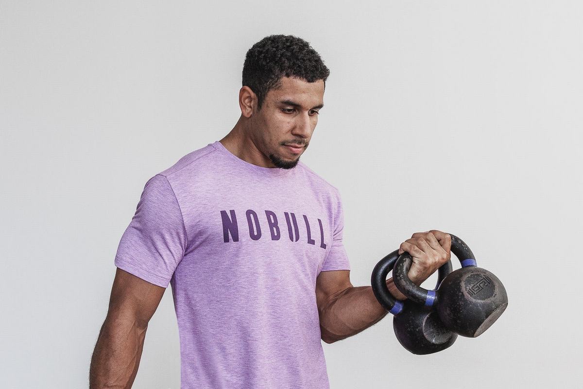 Nobull T-Shirt Herr Lila | WE8495703