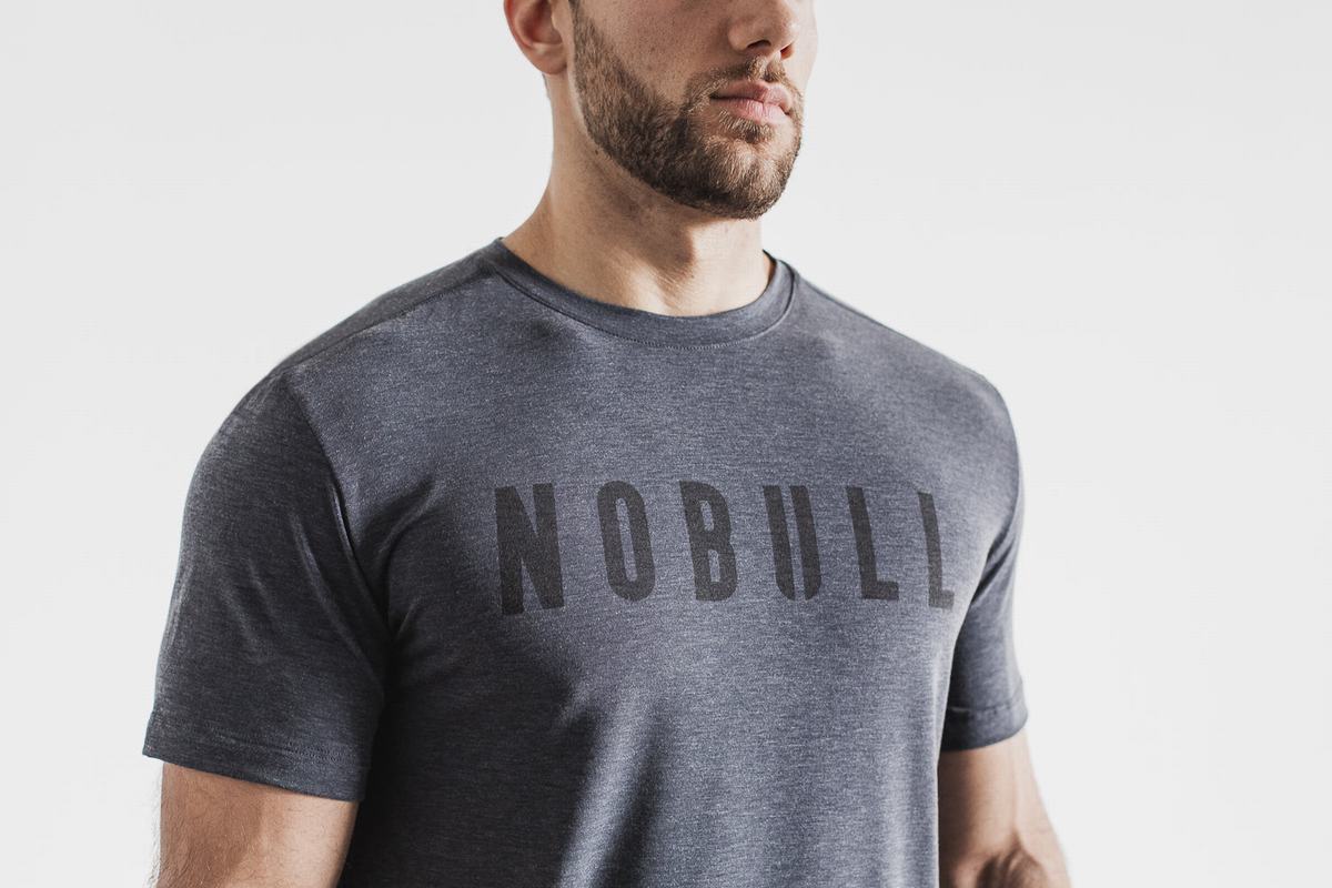 Nobull T-Shirt Herr Mörkgrå | SY8759621