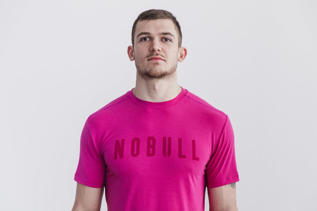 Nobull T-Shirt Herr Rosa | GW9740365