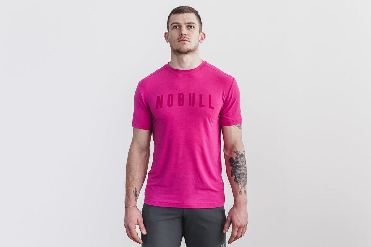 Nobull T-Shirt Herr Rosa | GW9740365