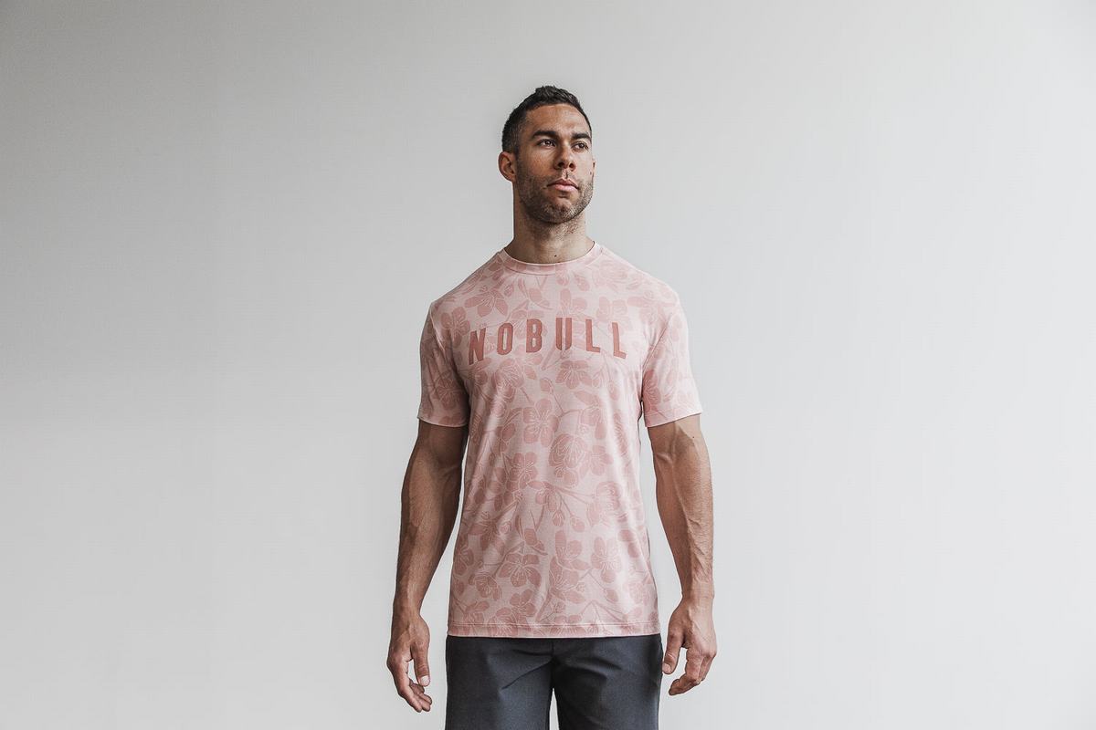 Nobull T-Shirt Herr Rosa Rosa | XA7921058