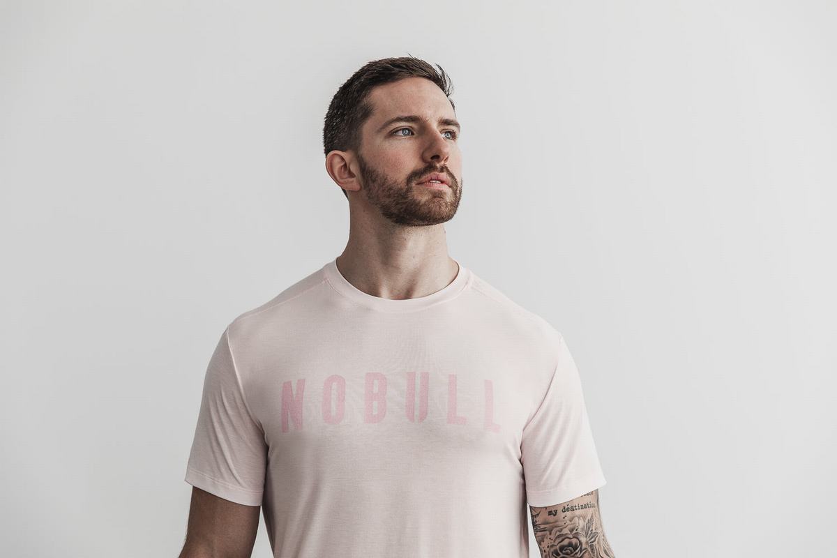 Nobull T-Shirt Herr Rosa | UH6708392