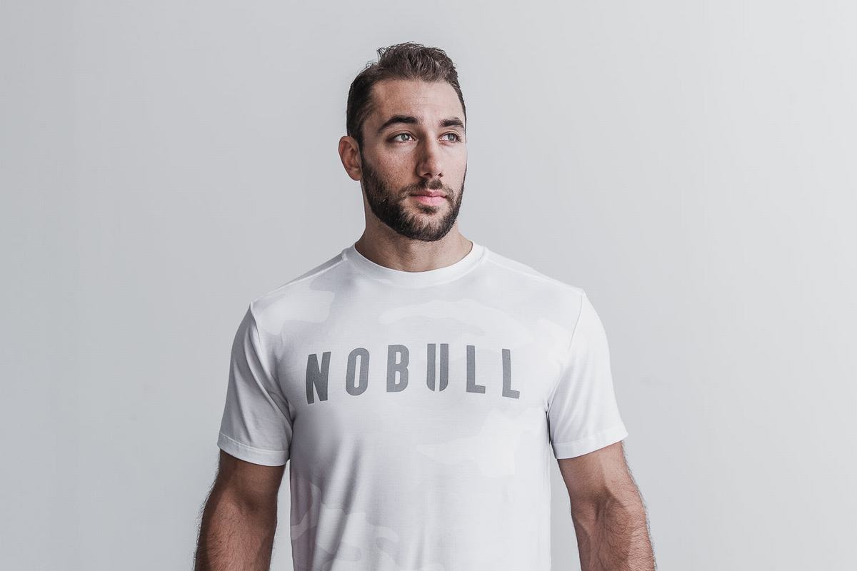 Nobull T-Shirt Herr Vita Camo | NM3817026