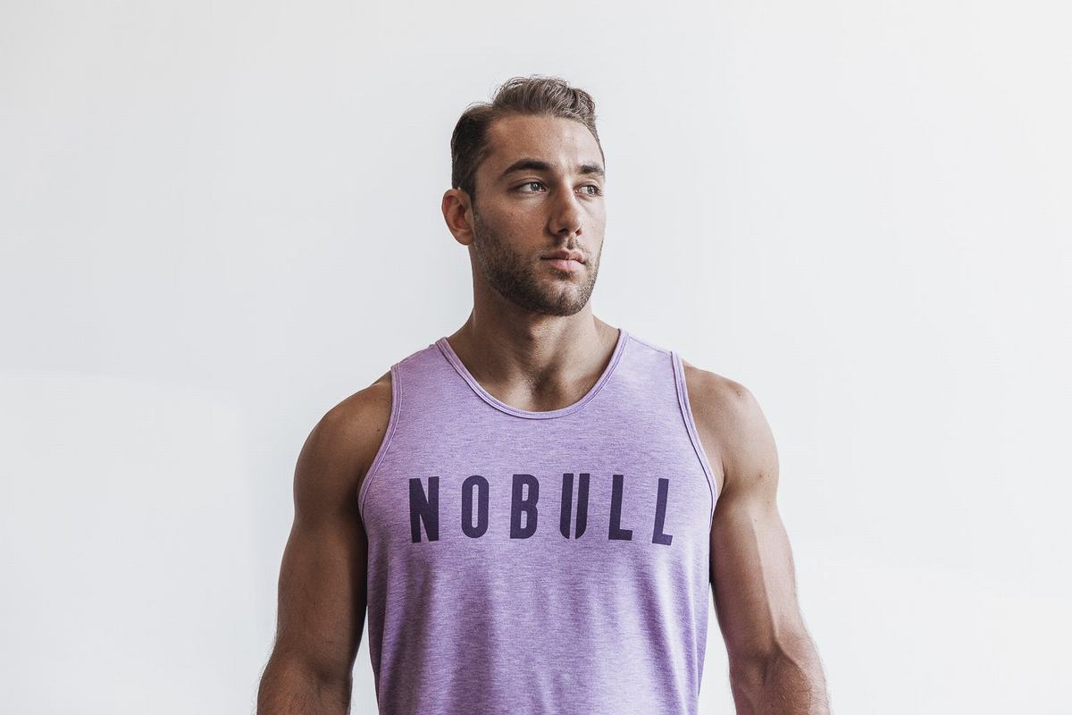 Nobull Tank Linne Herr Lila | WI9835016