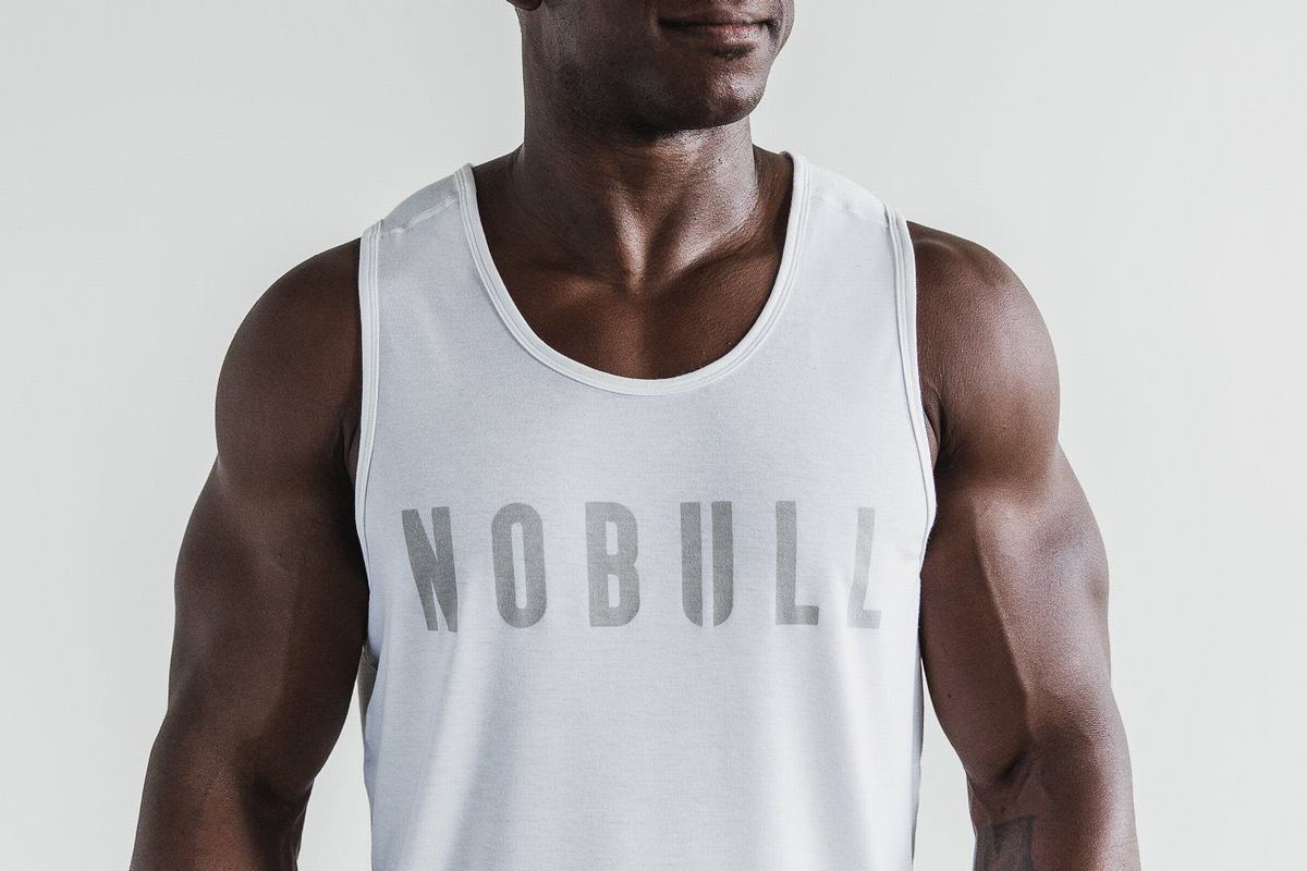 Nobull Tank Linne Herr Vita | LH7329481