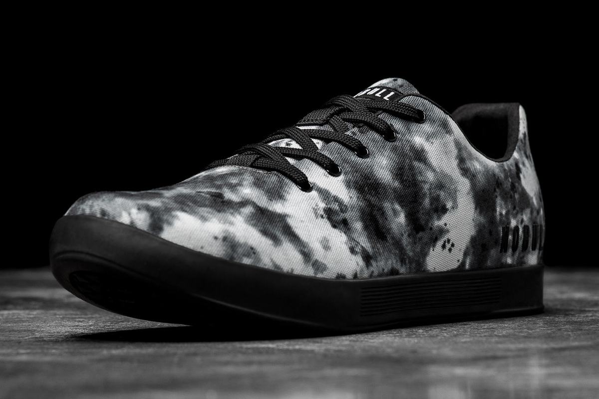 Nobull Tie-Dye Canvas Trainer Skor Dam Grå | BD4375201