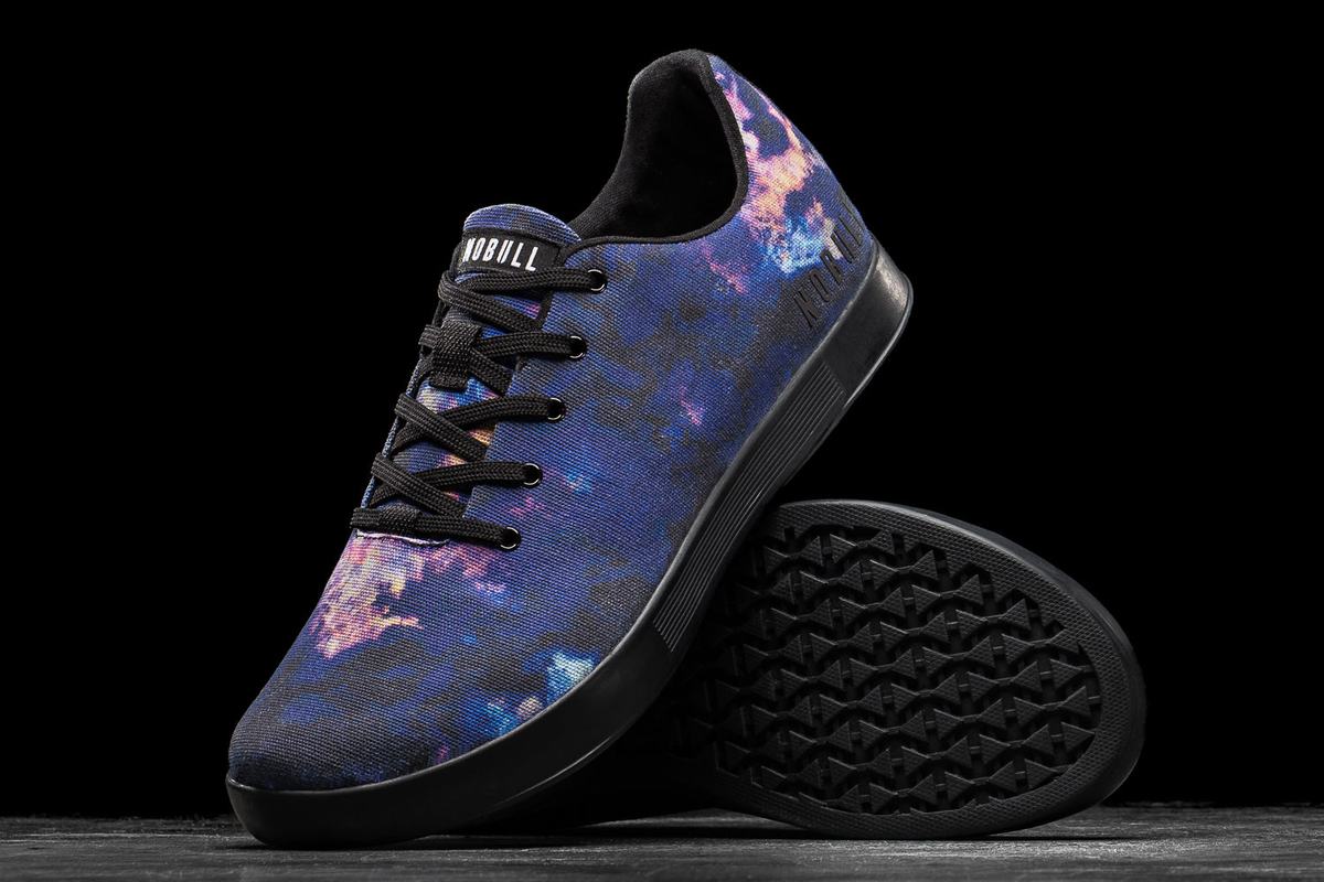 Nobull Tie-Dye Canvas Trainer Skor Dam Lila Svarta | SU5972384