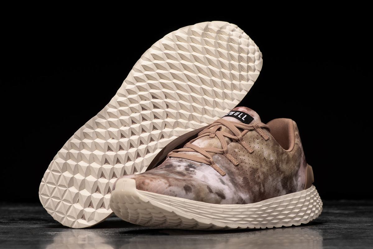 Nobull Tie-Dye Ripstop Runner Löparskor Herr Bruna Khaki | FP6389145