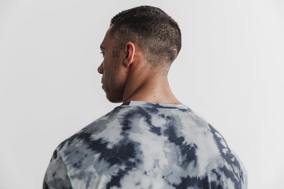 Nobull Tie-Dye T-Shirt Herr Blå Blå | DY2385706