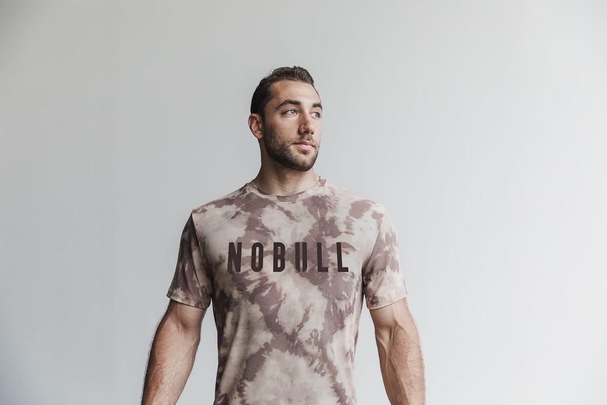 Nobull Tie-Dye T-Shirt Herr Bruna | PV3497016