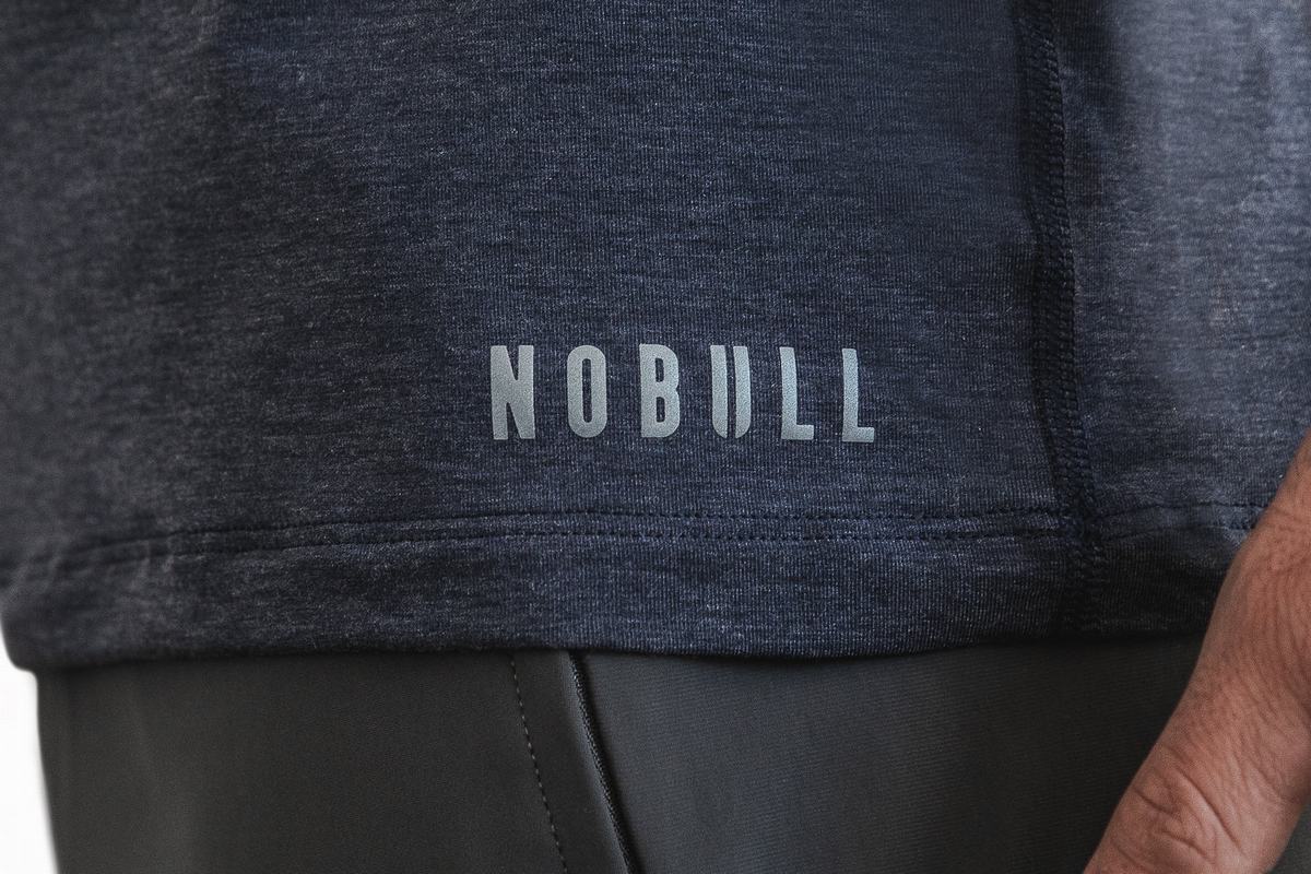 Nobull V-Neck T-Shirt Herr Marinblå | RD1659384