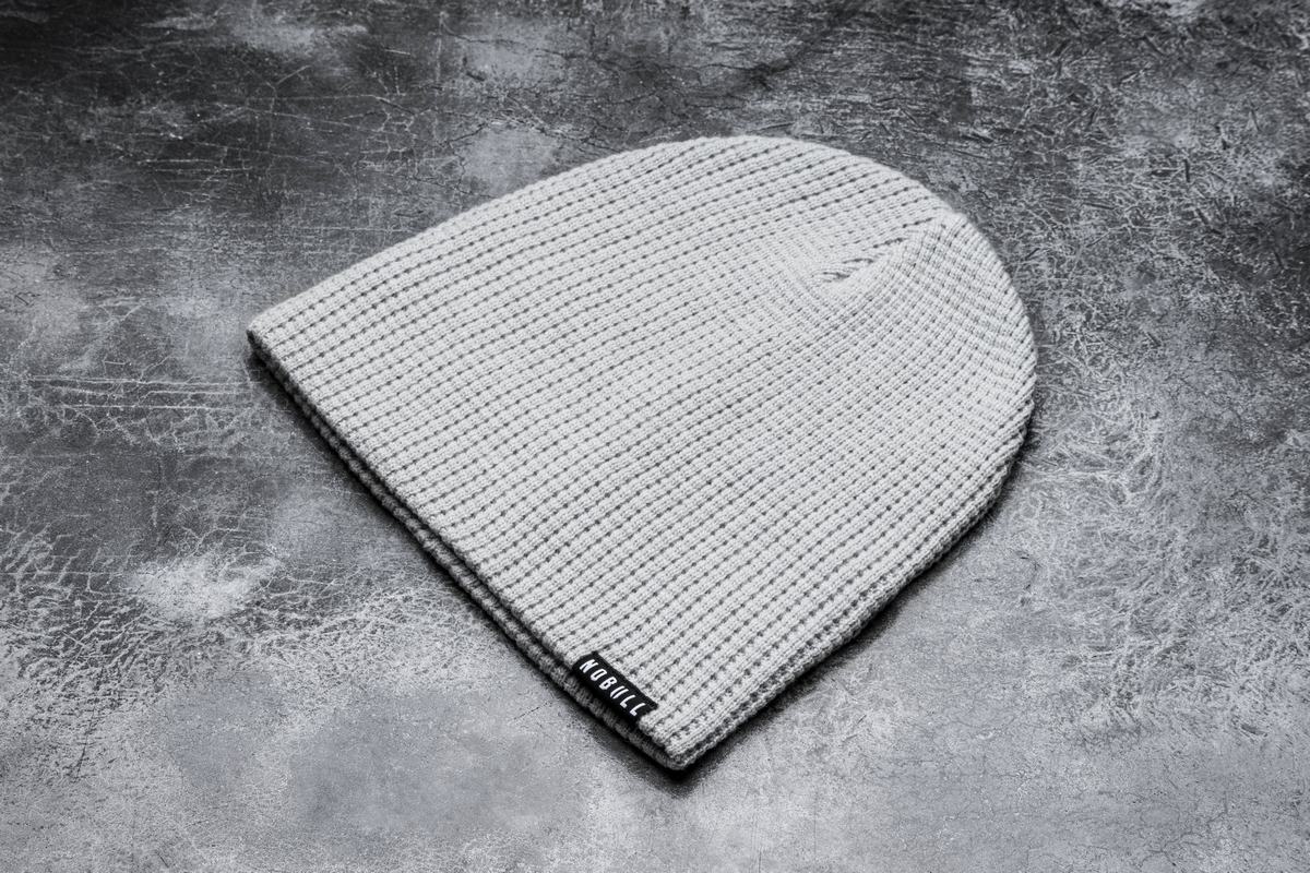 Nobull Waffle Beanie Mössa Dam Grå | FD2690183