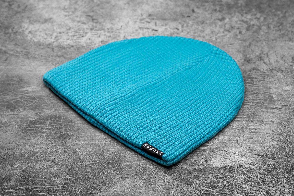 Nobull Waffle Beanie Neon Mössa Dam Blå | NO9461780