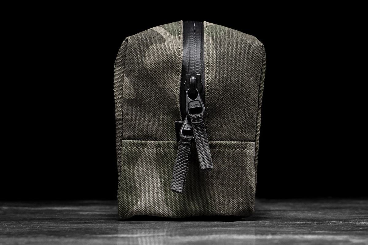 Nobull Waxed Canvas Kit Väska Dam Gröna Camo | DS3504789