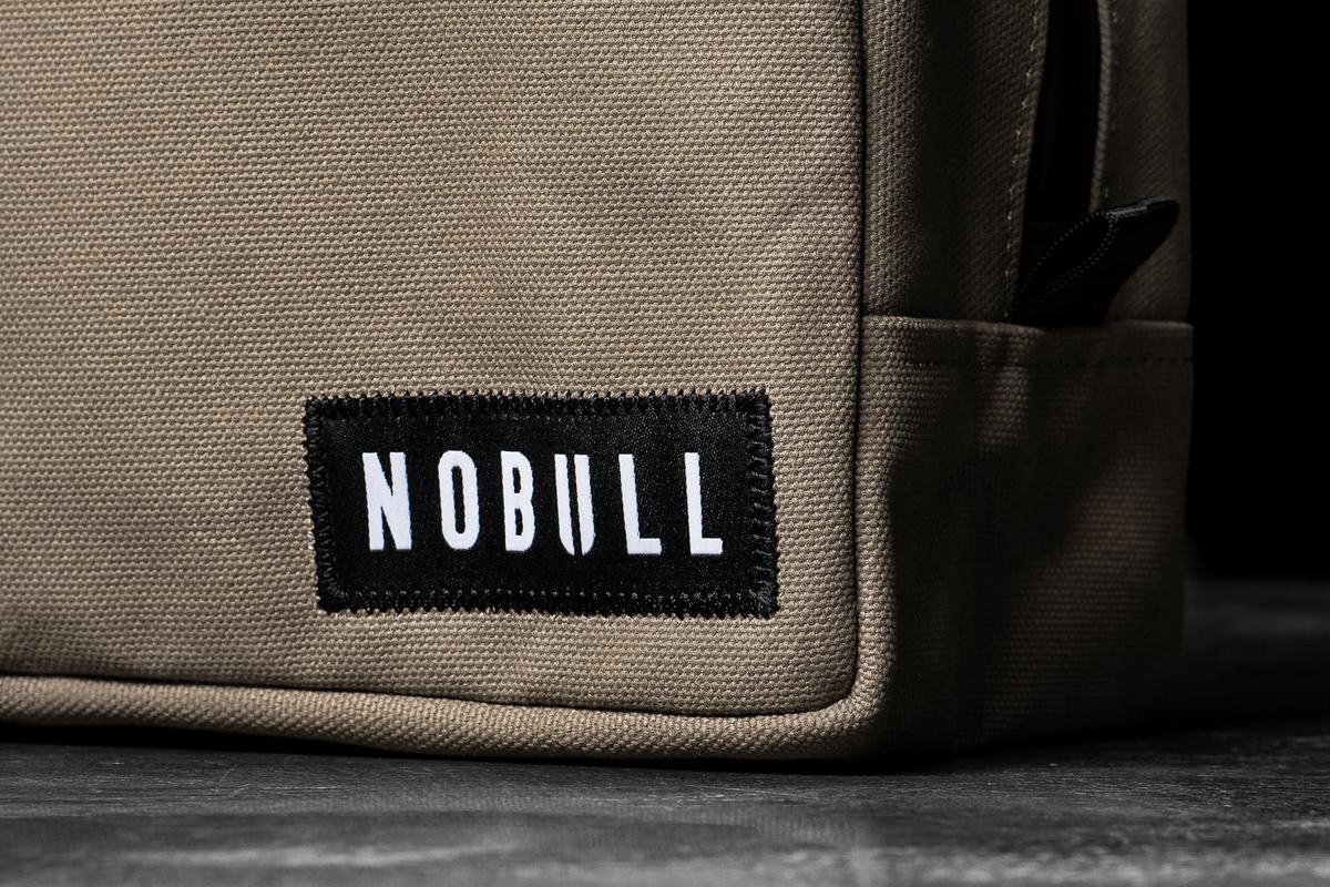 Nobull Waxed Canvas Kit Väska Dam Ljusbruna | UT0763124