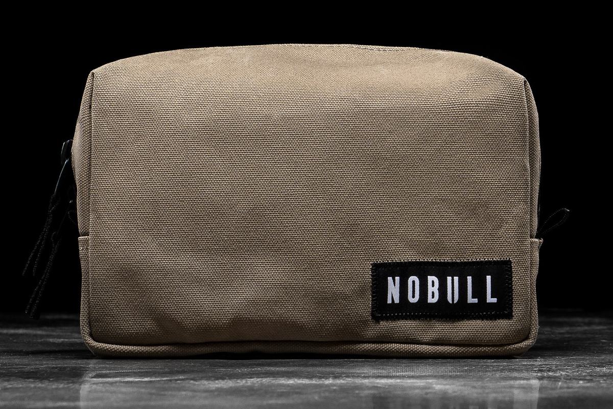 Nobull Waxed Canvas Kit Väska Dam Ljusbruna | UT0763124