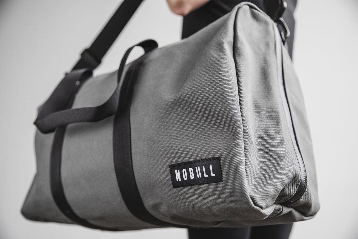 Nobull Waxed Canvas Sportväska Dam Grå | NA7914658