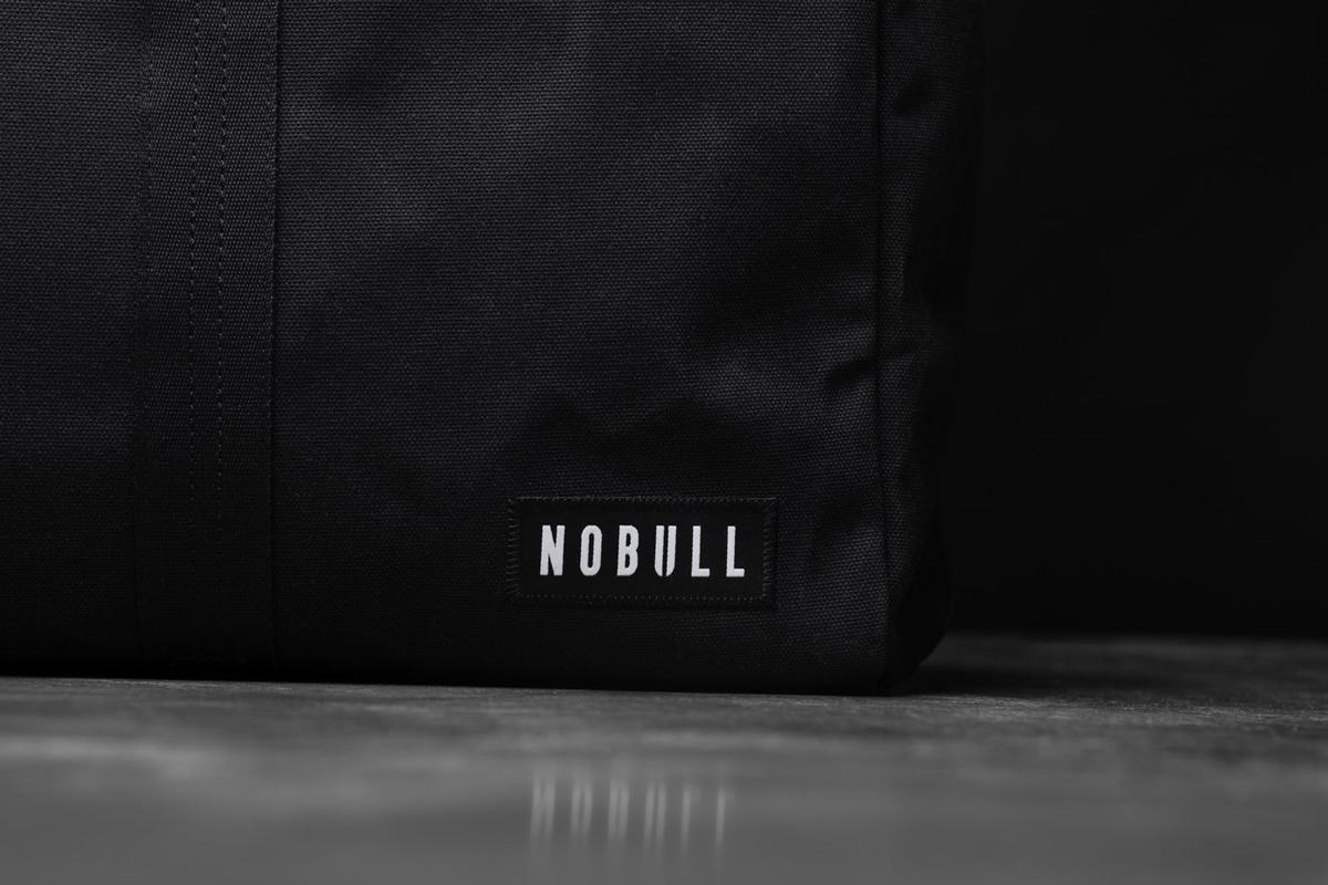 Nobull Waxed Canvas Sportväska Dam Svarta | IJ1825640