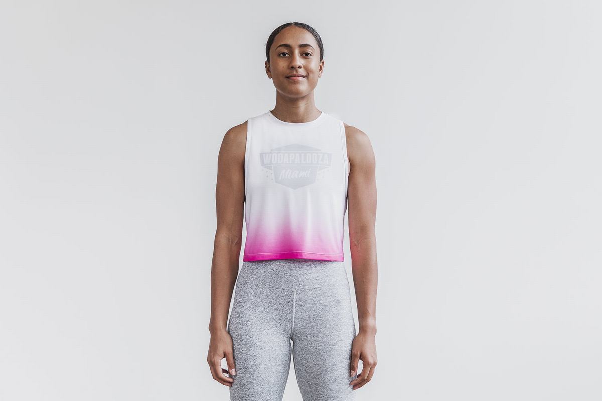 Nobull Wodapalooza Muscle Dip-Dye Tank Linne Dam Rosa | SC8762915