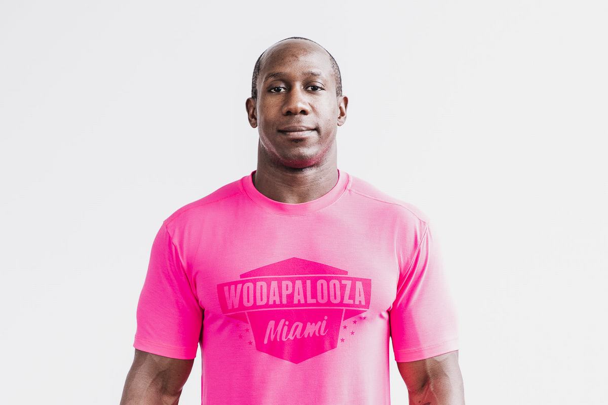 Nobull Wodapalooza T-Shirt Herr Rosa | CV4036198