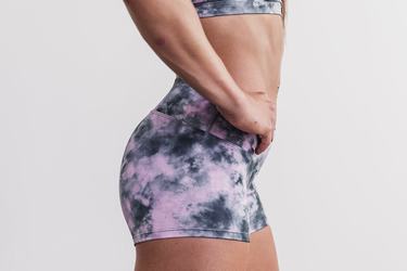 Nobull 2" Tie-Dye Shorts Dam Rosa | HV1273946