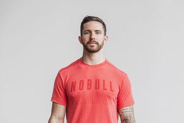 Nobull All Love T-Shirt Herr Röda | EZ2067914