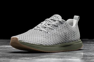 Nobull Arctic Army Mesh Runner Löparskor Herr Grå Gröna | CN8971256