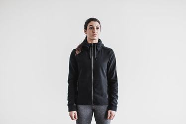 Nobull Arctic Zip-up Jacka Dam Svarta | OG6973402