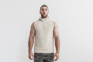 Nobull Arctic Ärmlös Tröja Herr Beige | RV3198457