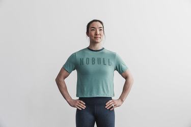 Nobull Boxy T-Shirt Dam Blå | YG1539762