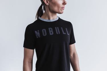 Nobull Boxy T-Shirt Dam Svarta | QL2419085