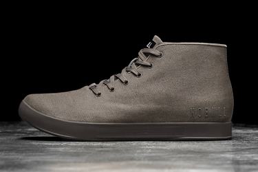 Nobull Canvas Mid Trainer Skor Herr Bruna | UL6154938