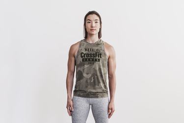 Nobull Crossfit Games® 2022 High-Neck Tank Träningslinne Dam Camo | XG2357694