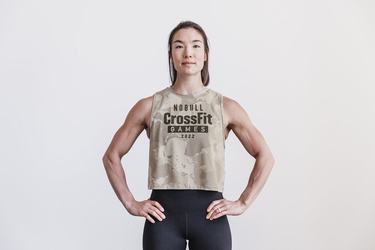 Nobull Crossfit Games® 2022 Muscle Tank Linne Dam Camo | VC0856932