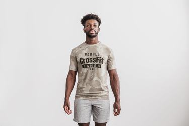 Nobull Crossfit Games® 2022 T-Shirt Herr Camo | QR2735891