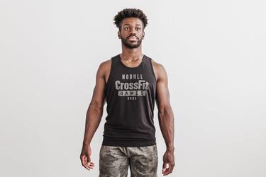 Nobull Crossfit Games® 2022 Tank Linne Herr Svarta | WI7651342